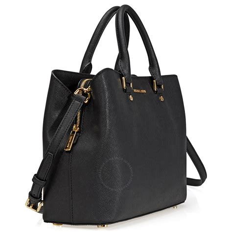 michael kors savannah satchel|michael kors saffiano bag black.